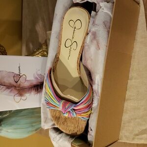 Jessica Simpson Multicolor Sandals (8.5) NIB!